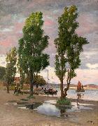 Johan Ericson Parken i Marstrand oil painting artist